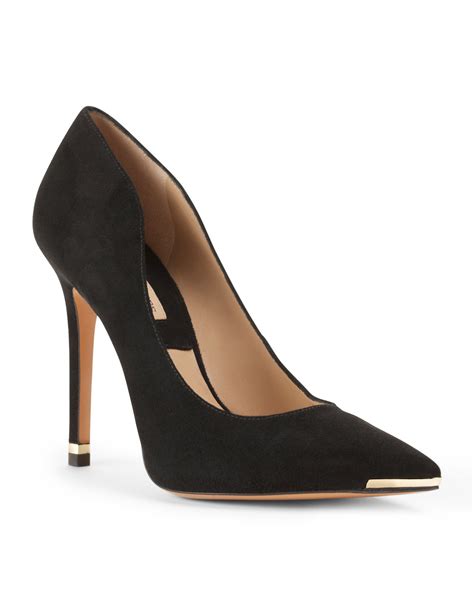 michael kors patent pump|michael kors black suede pumps.